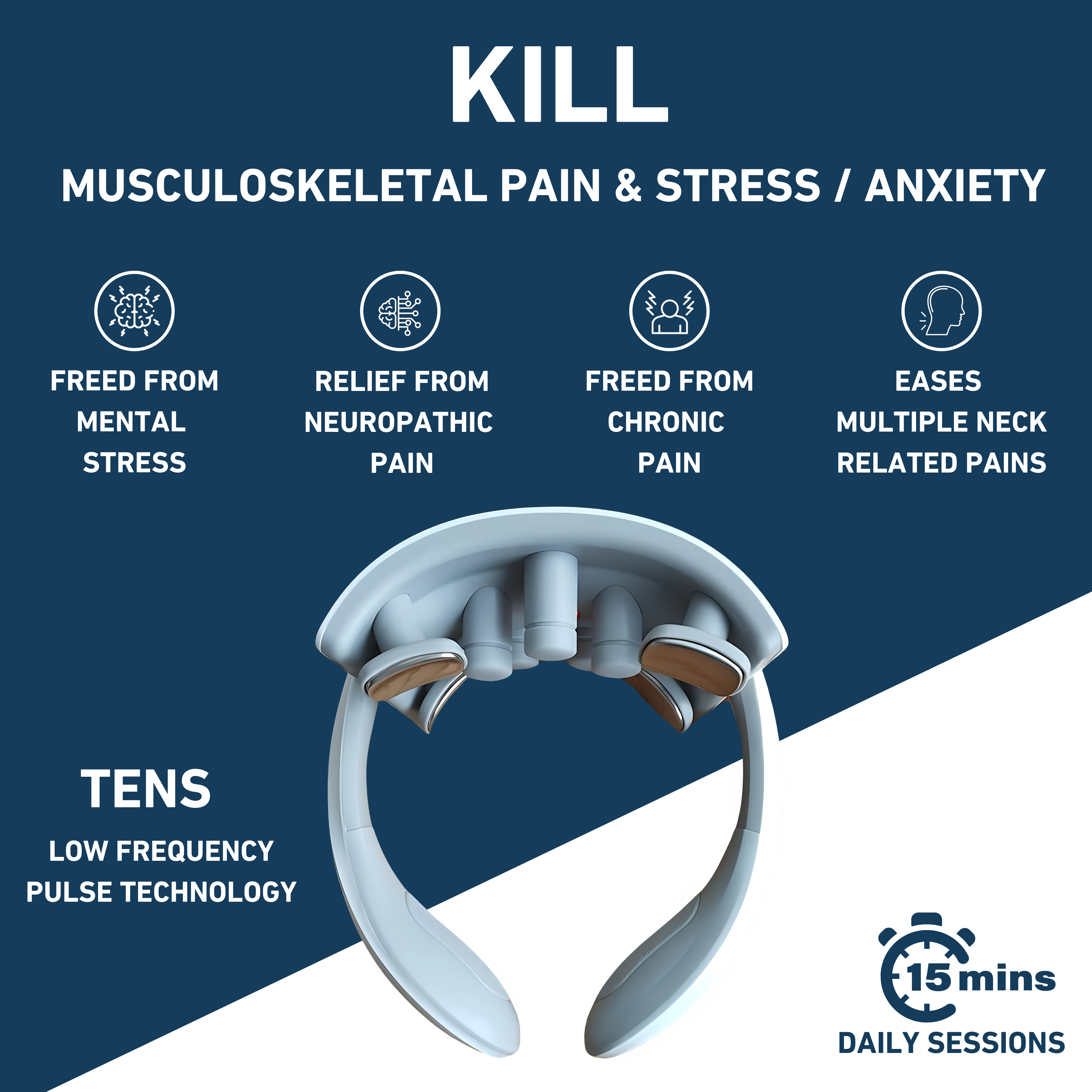 Qlisol™ | From Neck to Body Bliss: Your All-in-One Pain Relief Companion