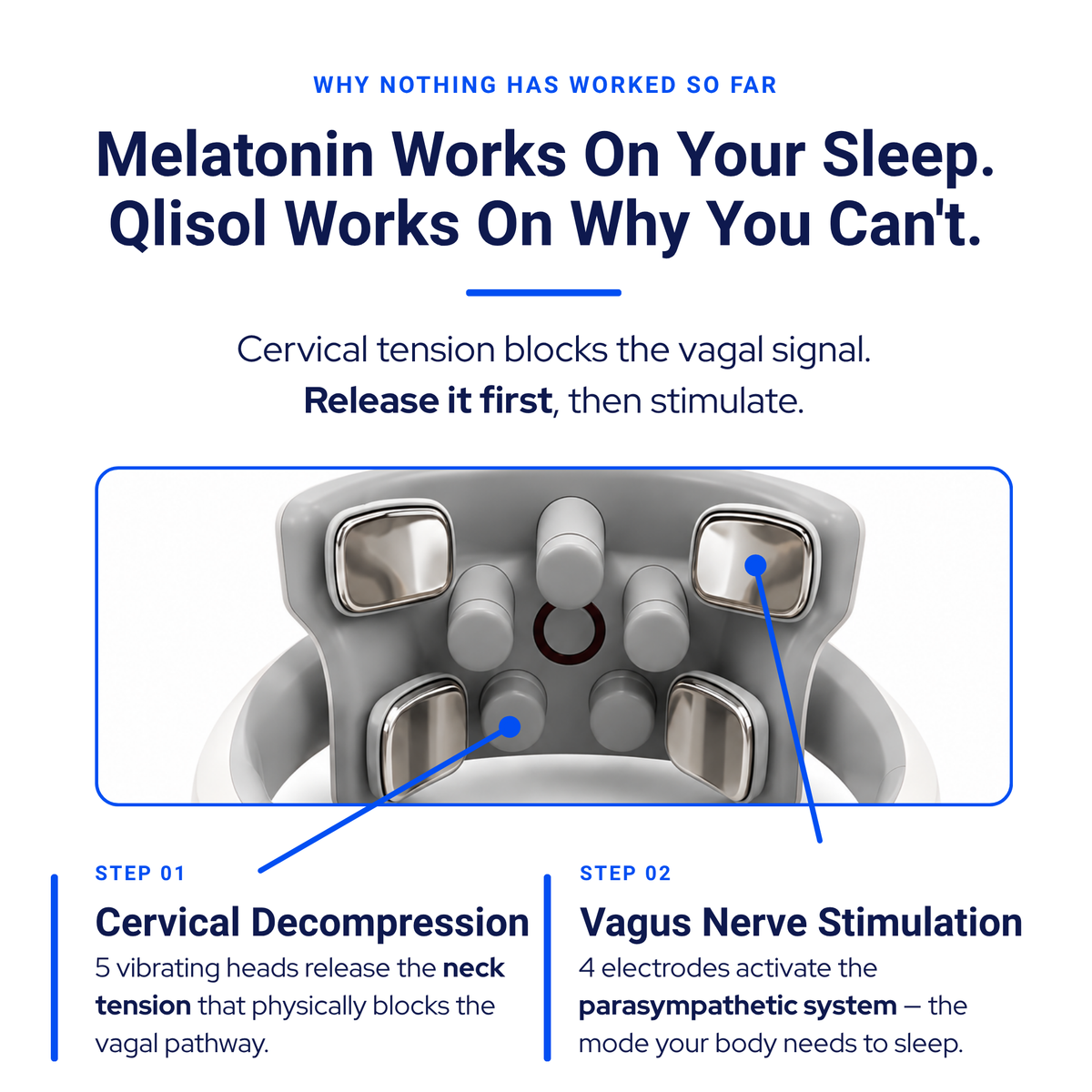 Qlisol™ | The Device That Calms Your Nervous System Before Bed