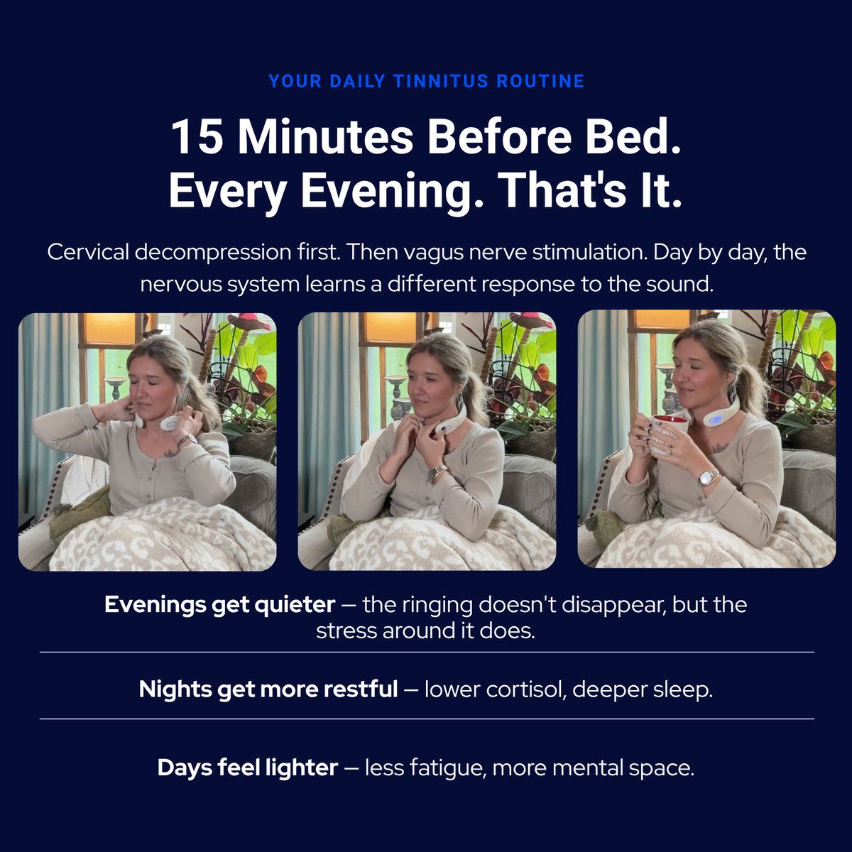 Qlisol™ | The Device That Calms Your Nervous System Before Bed