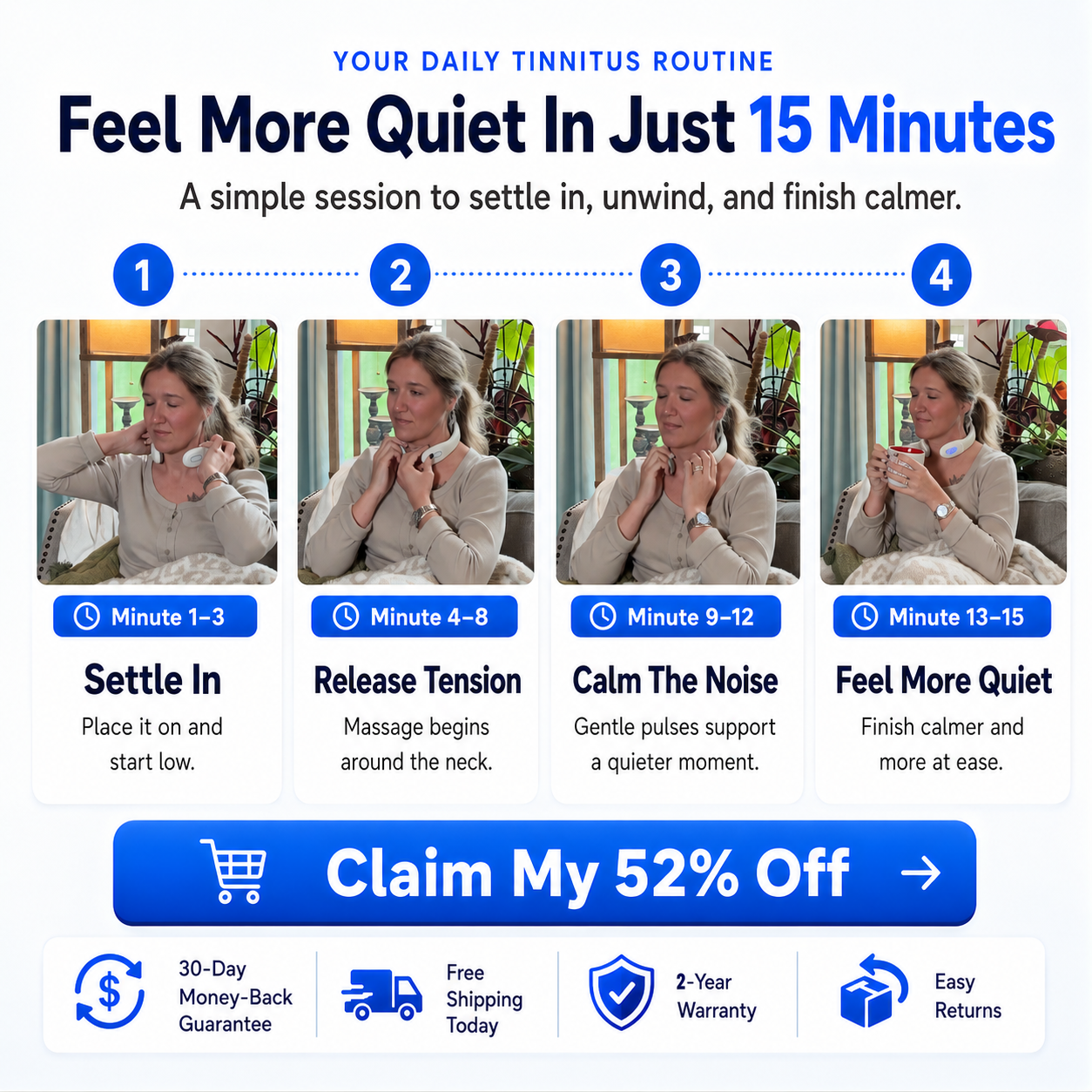Qlisol™ | Built for Tinnitus Sufferers, The Only At Home Device That Does Both Steps Correctly in One Device