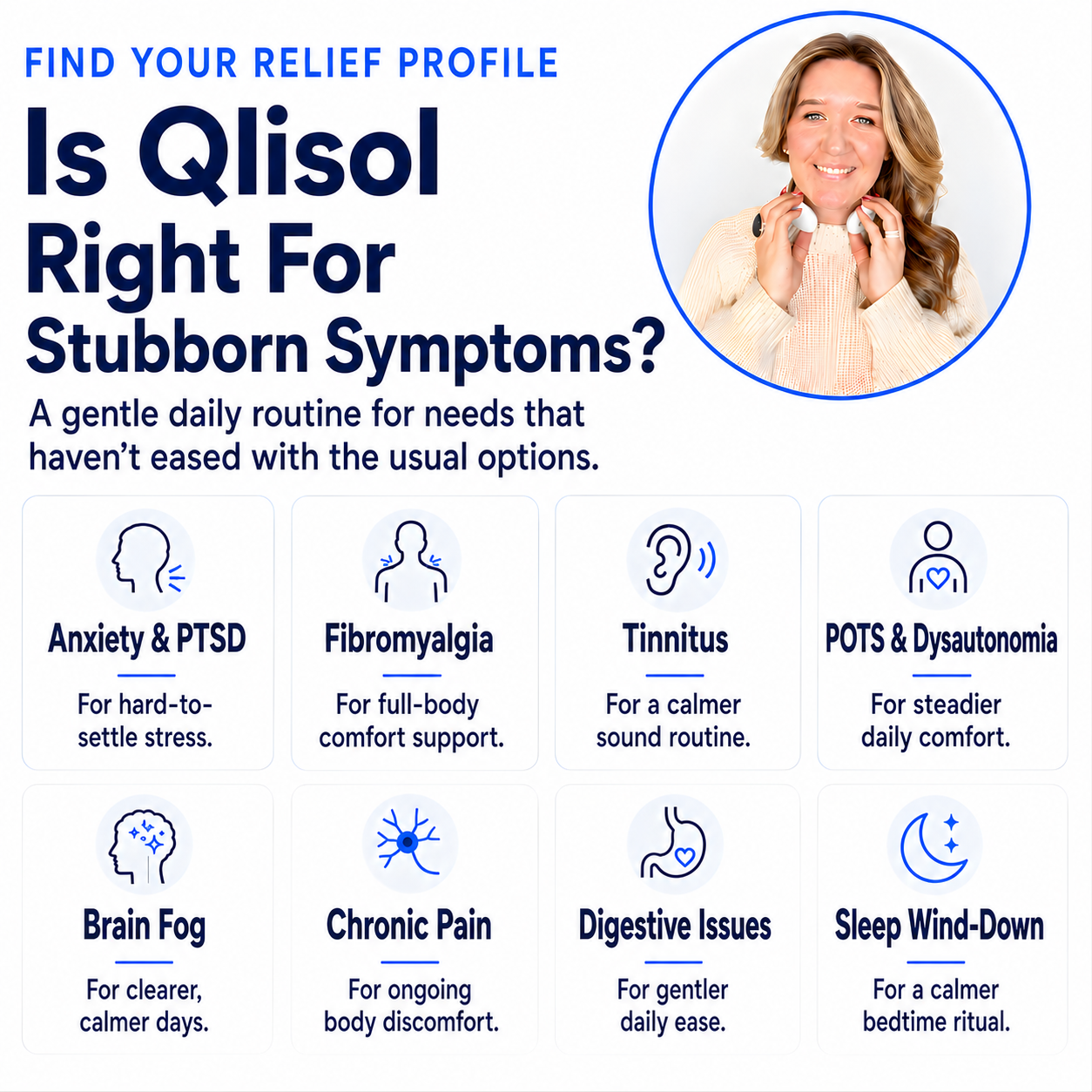 Qlisol™ | The First Device That Combines Cervical Decompression + Vagus Nerve Stimulation Simultaneously