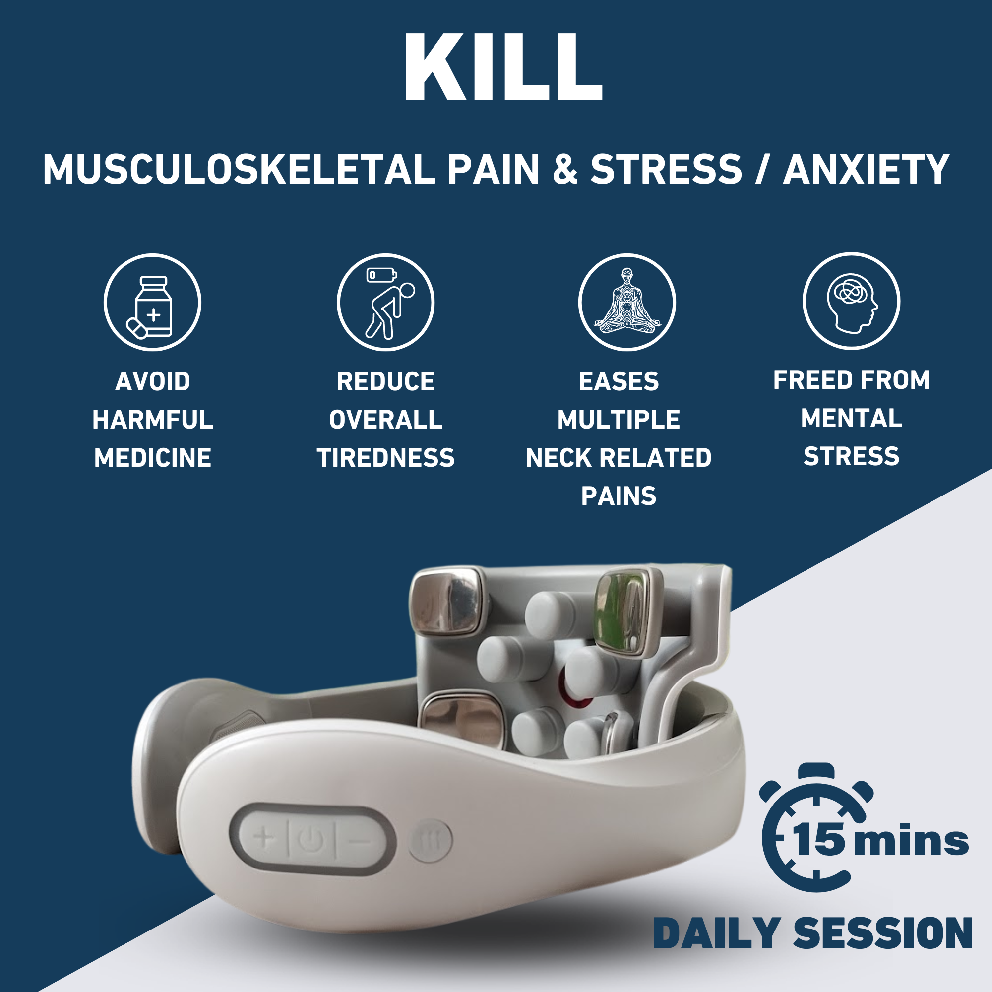 Qlisol™ | From Neck to Body Bliss: Your All-in-One Pain Relief Companion